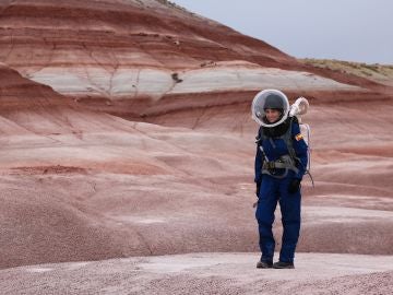 Natalia Larrea, en una misión simulada a Marte