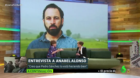 La rotunda opinión de Anabel Alonso sobre "Santi" Abascal: "De lo que habla me suena a Atapuerca" La rotunda opinión de Anabel Alonso sobre "Santi" Abascal: "De lo que habla me suena a Atapuerca"