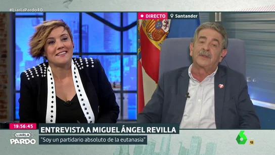 Miguel Ángel Revilla, en Liarla Pardo Miguel Ángel Revilla, en Liarla Pardo