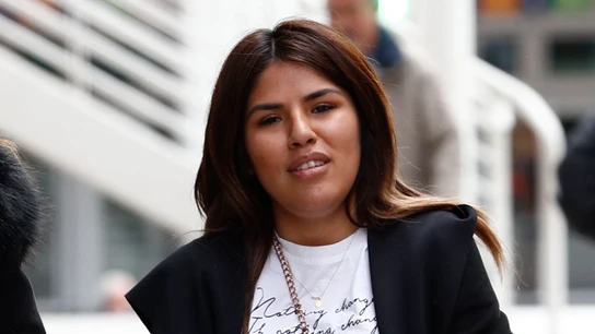 Isa Pantoja a su llegada al juzgado en Madrid La hija de Isabel Pantoja tiene un juicio contra la madre de Alejandro Albalá, Paz Guerra