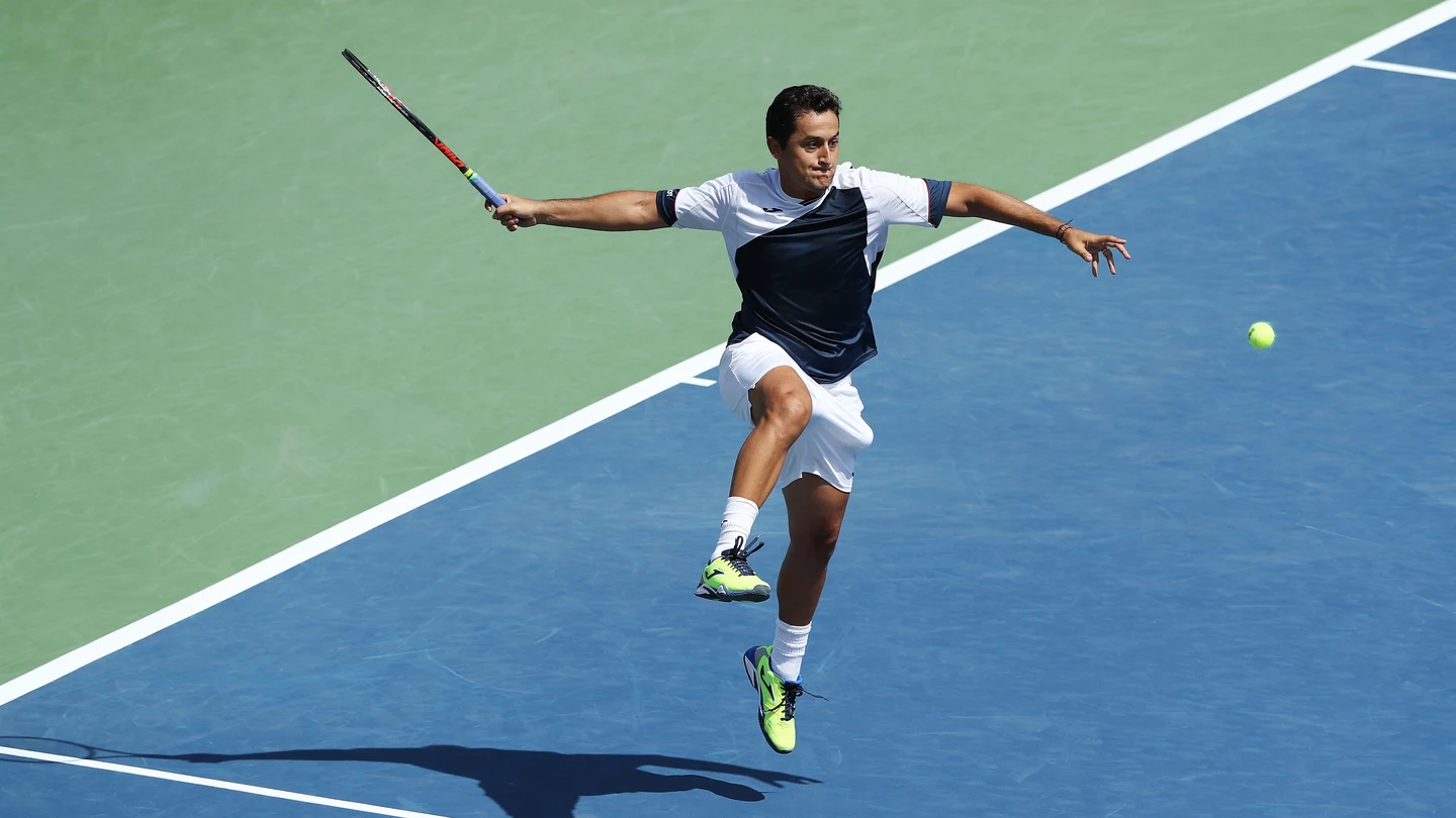 Nico Almagro, durante un partido Nico Almagro, durante un partido