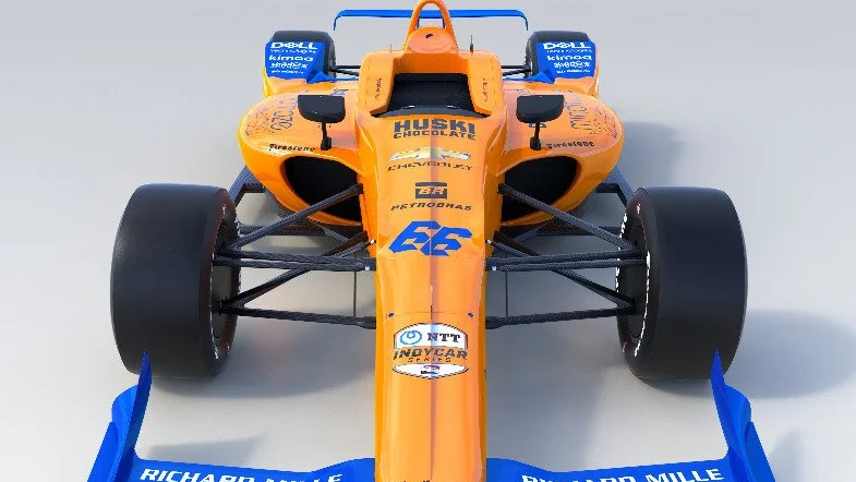 El McLaren de Fernando Alonso para disputar las 500 Millas de Indianápolis