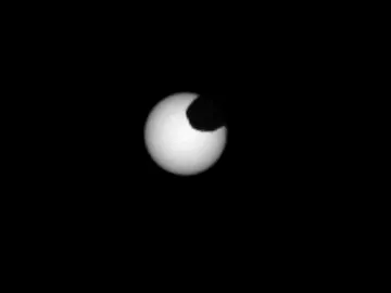 Así se ve un eclipse de Sol desde Marte Así se ve un eclipse de Sol desde Marte