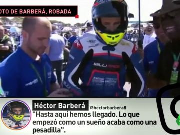 El misterioso robo de la moto de Barberá: &quot;Héctor no quería correr, y para él era mejor venir y coger la moto&quot;