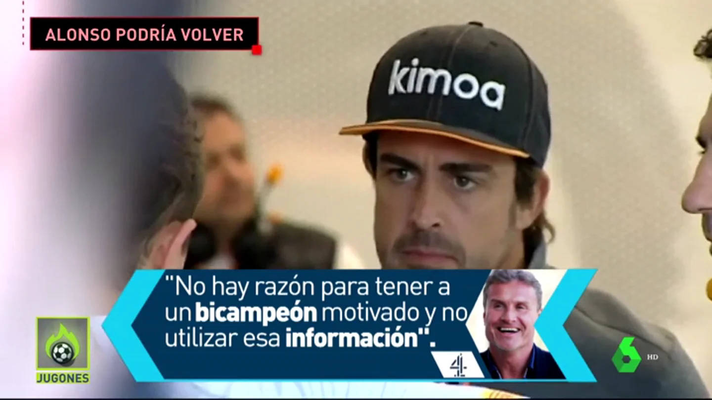 David Coulthard cree que Fernando Alonso podría volver a la F1 este año David Coulthard cree que Fernando Alonso podría volver a la F1 este año