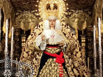 La Virgen de la Caridad en Sevilla. La Virgen de la Caridad en Sevilla.