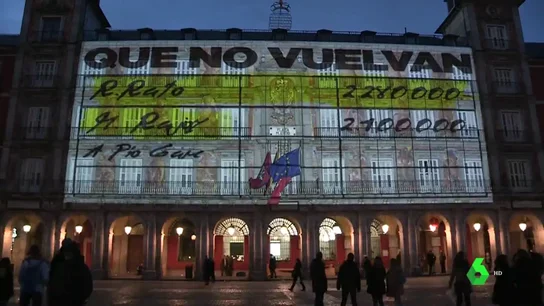El Ayuntamiento de Madrid se desvincula de la proyección de los papeles de Bárcenas y responsabiliza a Unidas Podemos El Ayuntamiento de Madrid se desvincula de la proyección de los papeles de Bárcenas y responsabiliza a Unidas Podemos