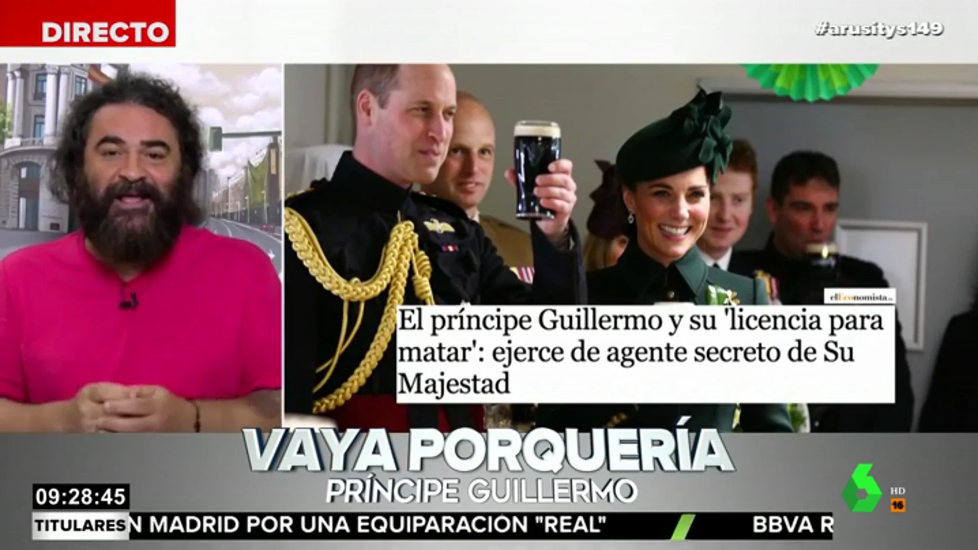 El análisis de El Sevilla sobre el trabajo de espía del príncipe Guillermo: "Yo prefiero el secreto ibérico"