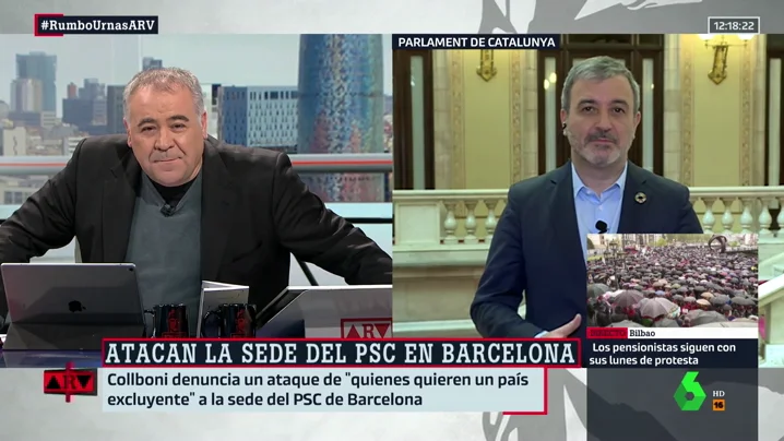 El candidato del PSC a la Alcaldía de Barcelona, Jaume Collboni