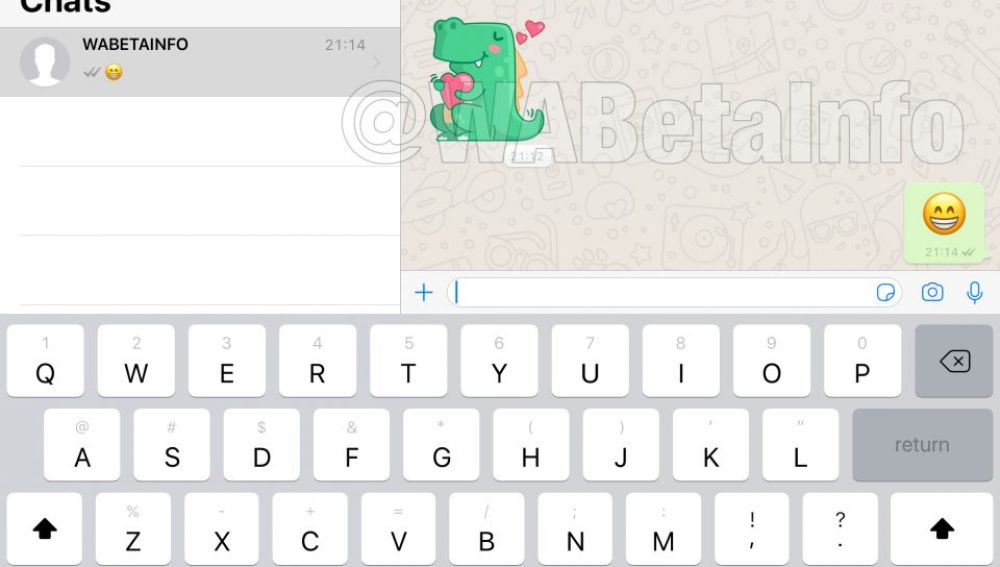 WhatsApp en el iPad