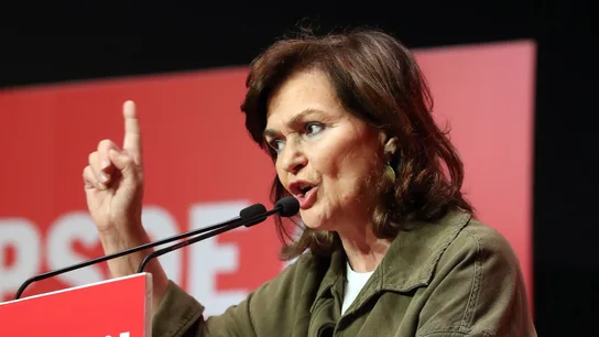 La vicepresidenta del Gobierno, Carmen Calvo La vicepresidenta del Gobierno, Carmen Calvo