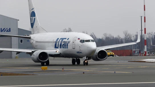 Un Boeing 737 de la compañía Utair Un Boeing 737 de la compañía Utair