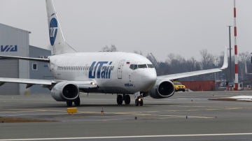 Un Boeing 737 de la compañía Utair