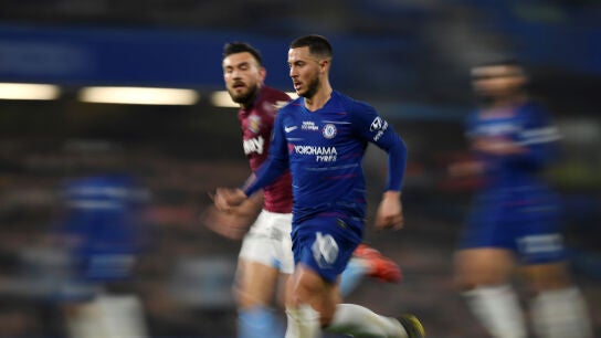 Hazard, a toda velocidad contra el West Ham