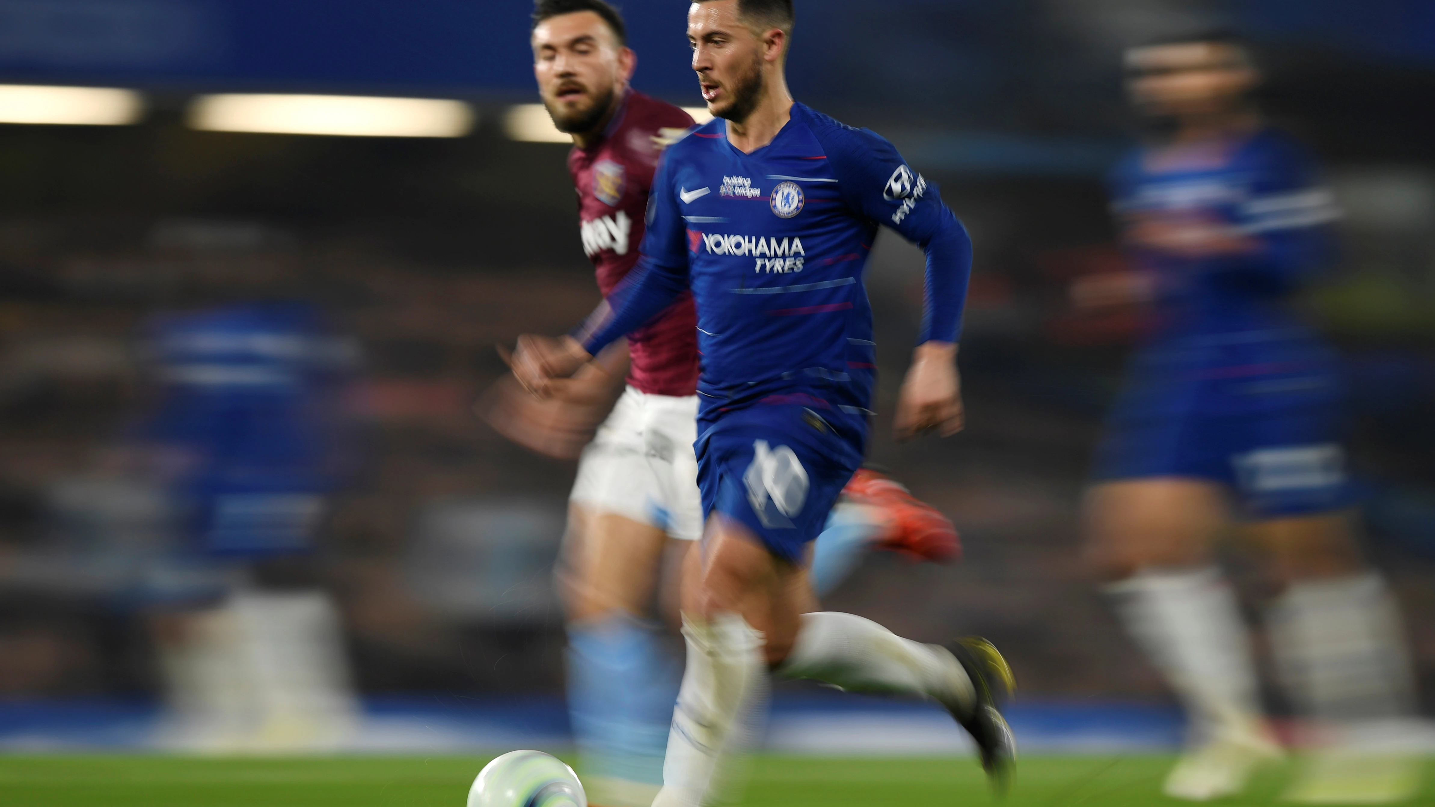 Hazard, a toda velocidad contra el West Ham