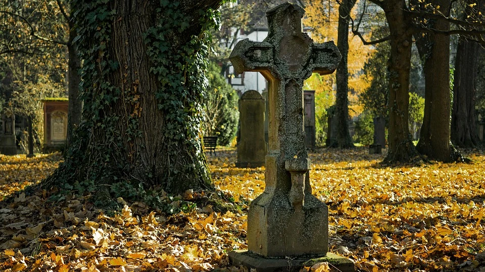 Imagen de archivo de un cementerio