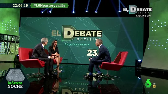 Ana Pastor y Vicente Vallés, en laSexta Noche Ana Pastor y Vicente Vallés, en laSexta Noche