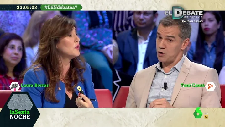 Tenso encontronazo entre Laura Borràs (JxCat) y Toni Cantó (Ciudadanos): "Usted es una supremacista"