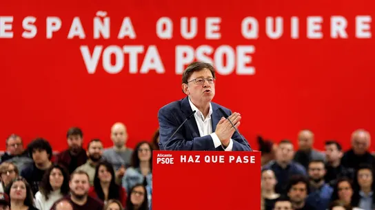 Ximo Puig en un acto electoral Ximo Puig en un acto electoral