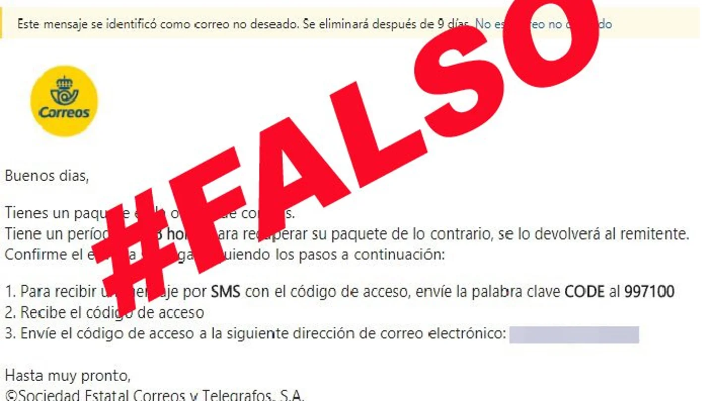 Alertan de un nuevo timo relacionado con un paquete falso de Correos Alertan de un nuevo timo relacionado con un paquete falso de Correos