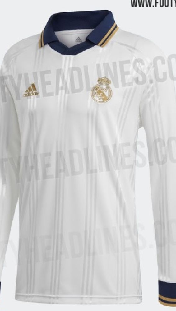 Imagen de la camiseta retro del Real Madrid