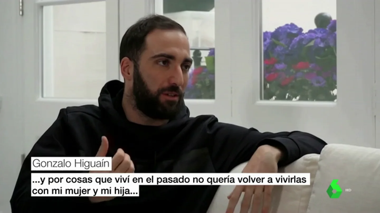 Higuaín: "Estoy en un momento de mi vida en el que no me duele ya nada" Higuaín: "Estoy en un momento de mi vida en el que no me duele ya nada"