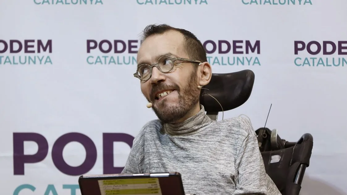 Pablo Echenique en un acto de Podemos