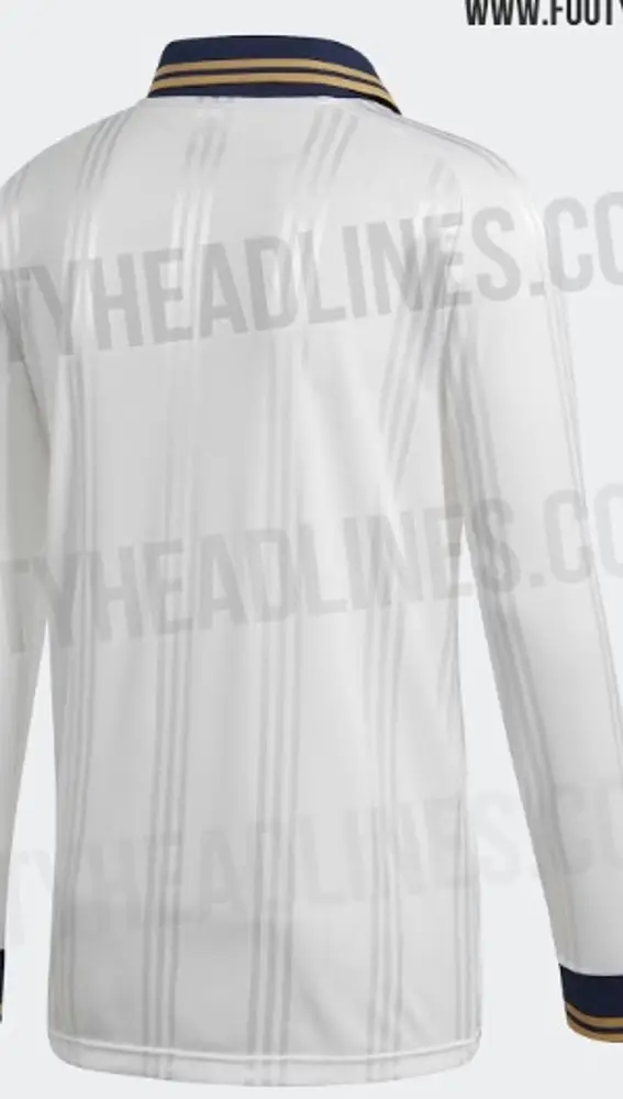 La camiseta retro del Real Madrid La camiseta retro del Real Madrid