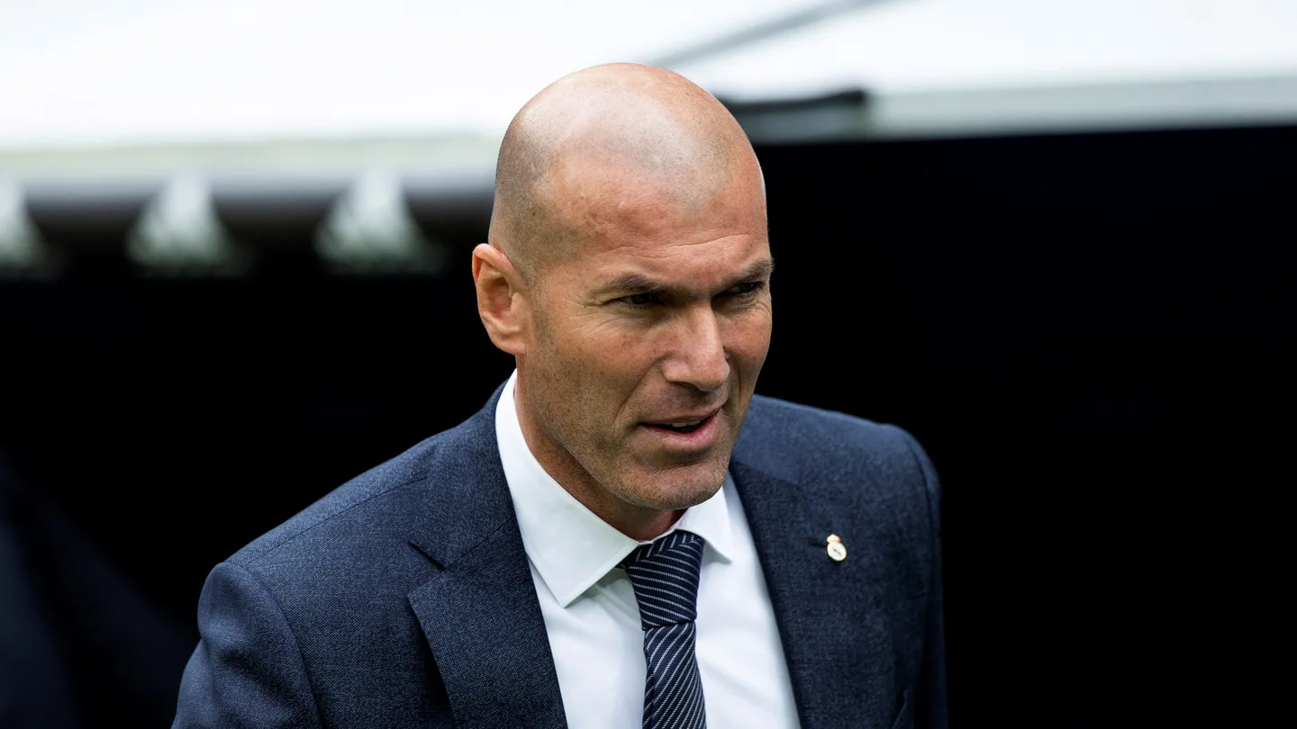 Zinedine Zidane, en el Santiago Bernabéu Zinedine Zidane, en el Santiago Bernabéu