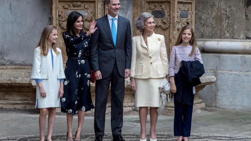 Posado de la Familia Real en Palma