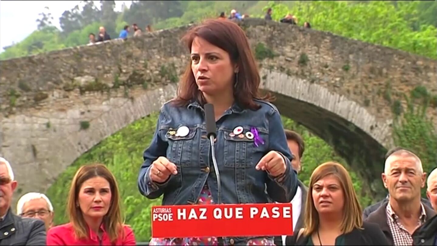 Adriana Lastra: "El PSOE es el &uacute;nico que puede evitar que la extrema derecha se siente en el Consejo de Ministros"