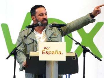 El candidato de Vox a la Presidencia del Gobierno, Santiago Abascal El candidato de Vox a la Presidencia del Gobierno, Santiago Abascal