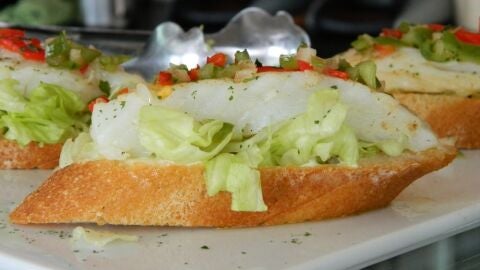 Pintxo de bacalao