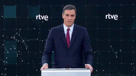 Debate electoral TVE | El primer minuto de Pedro Sánchez: "¿Queremos que España siga avanzando o que retroceda el 28 de Abril?" Debate electoral TVE | El primer minuto de Pedro Sánchez: "¿Queremos que España siga avanzando o que retroceda el 28 de Abril?"