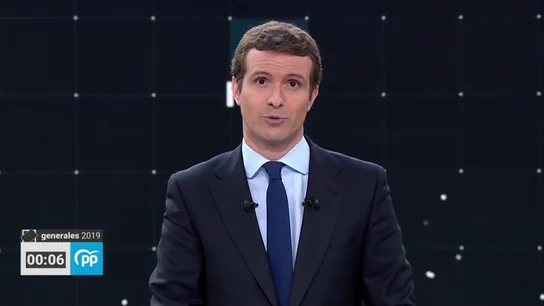 Pablo Casado: "El PP es la única alternativa presente en este plató" Pablo Casado: "El PP es la única alternativa presente en este plató"