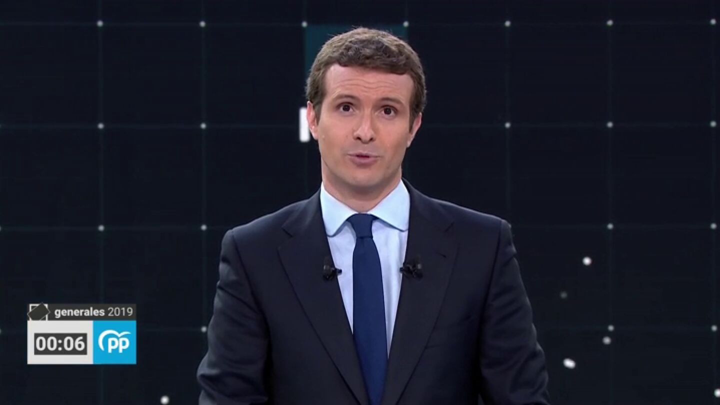 Pablo Casado: "El PP es la &uacute;nica alternativa presente en este plat&oacute;"
