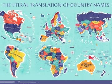 Mapa etimológico del mundo