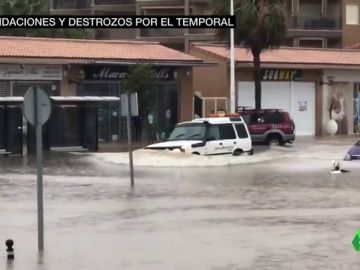 Caen más de 250 litros de agua en Xàbia en sólo seis horas Caen más de 250 litros de agua en Xàbia en sólo seis horas