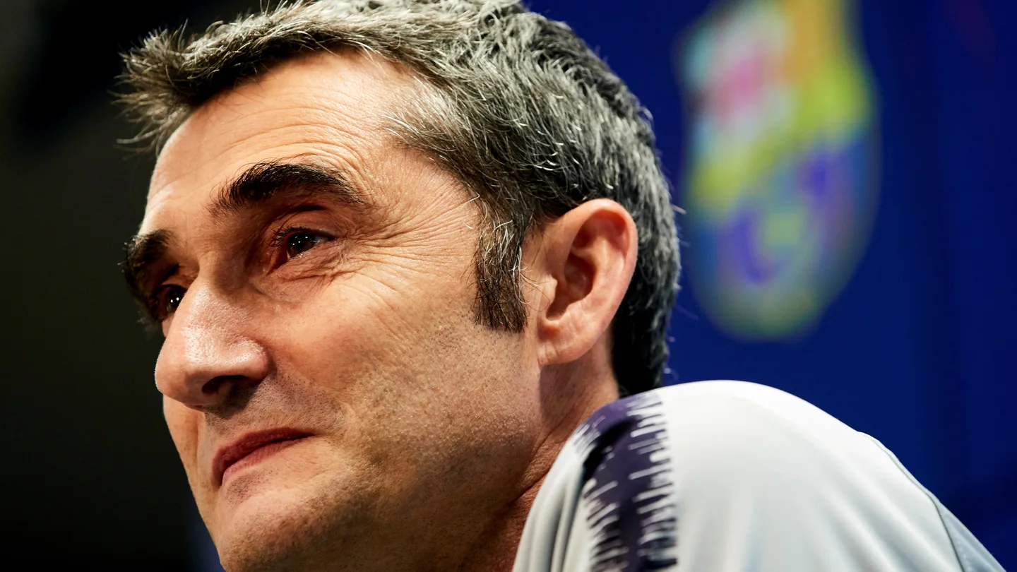Ernesto Valverde en rueda de prensa Ernesto Valverde en rueda de prensa