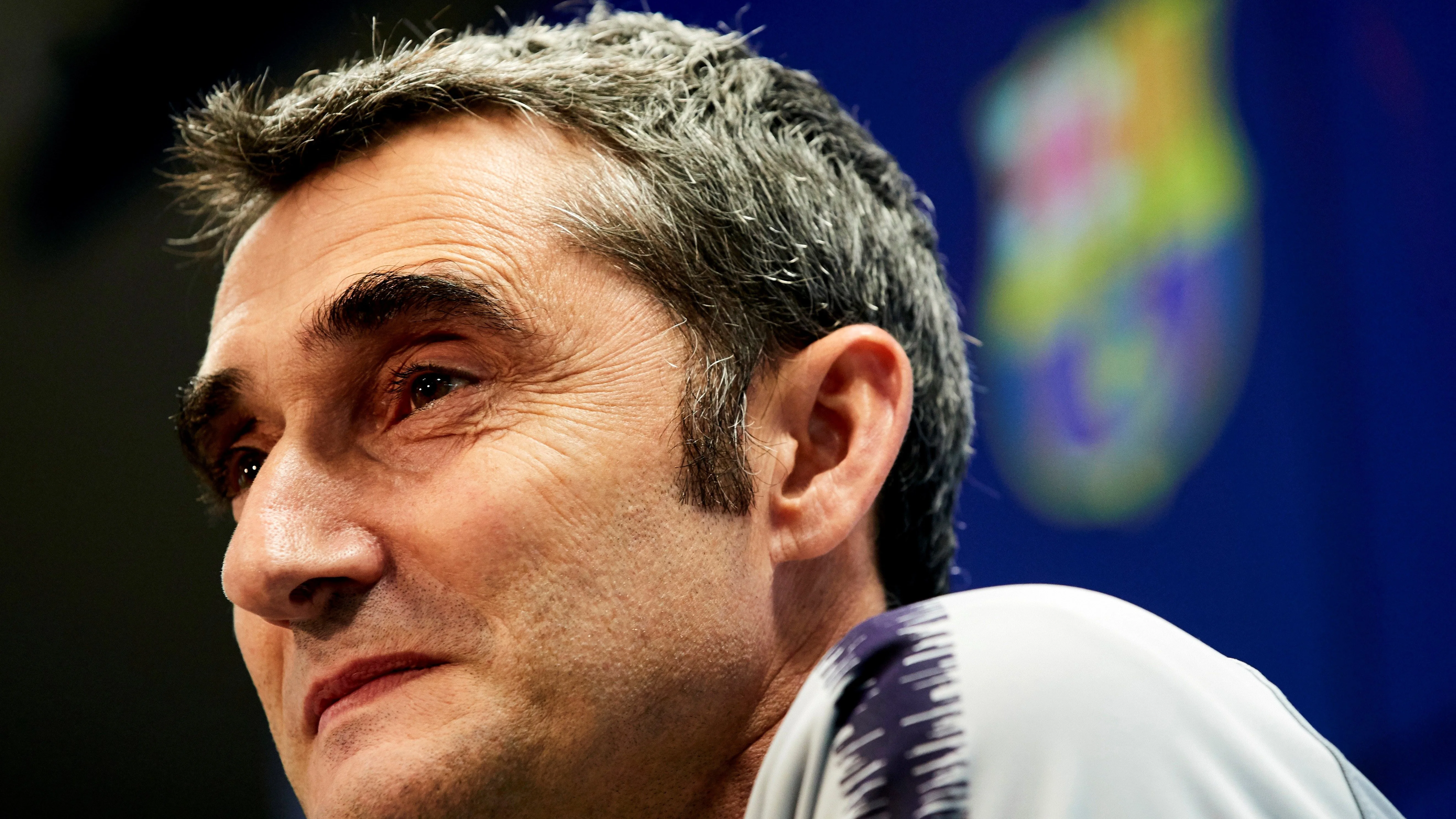 Ernesto Valverde en rueda de prensa