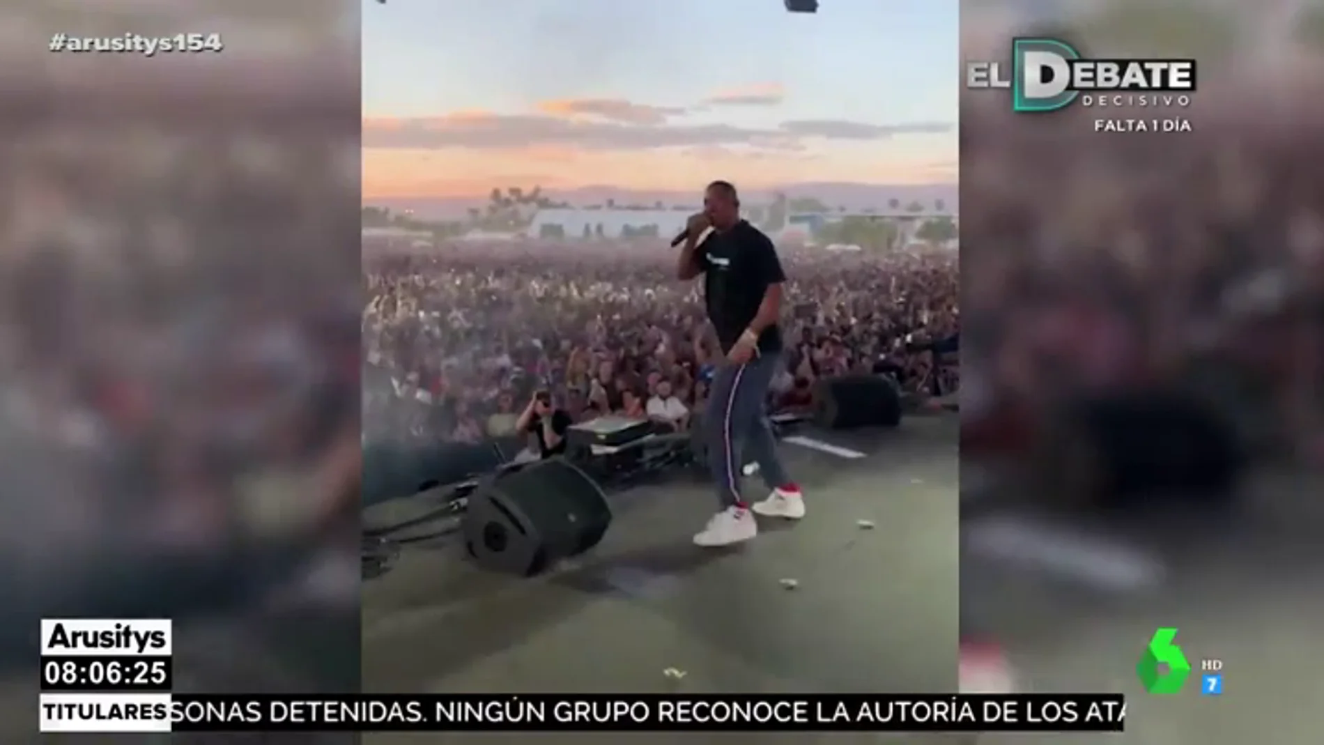 Will Smith irrumpe por sorpresa en la actuación de su hijo en Coachella