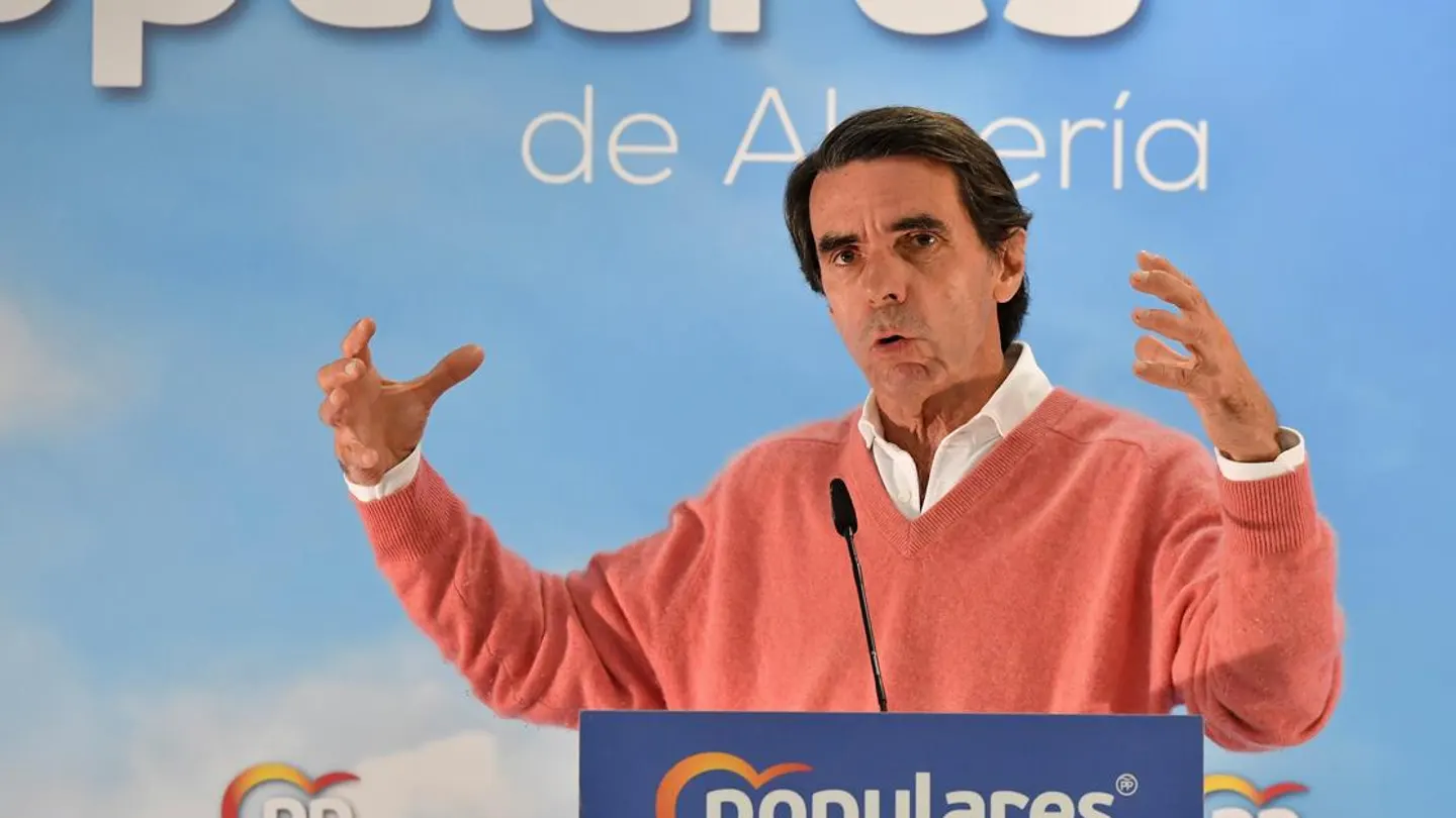 José María Aznar en un acto del PP José María Aznar en un acto del PP