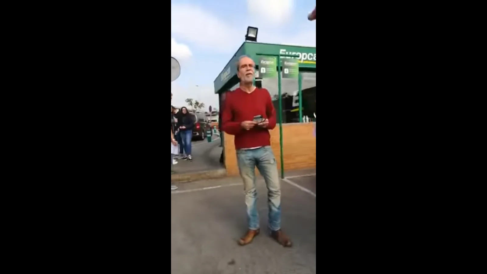 Momento del vídeo grabado por Alberto Casillas