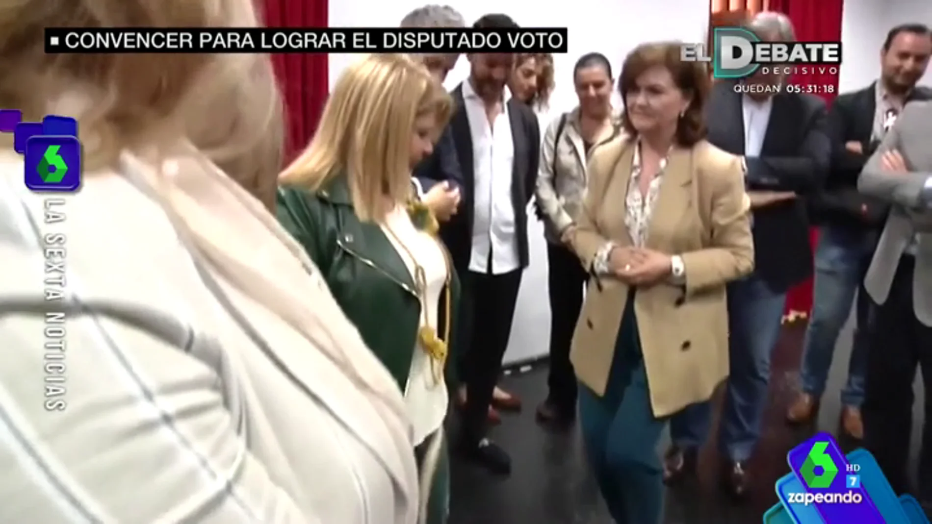 La vicepresidenta Carmen Calvo se arranca a bailar flamenco en su visita a Jerez de la Frontera