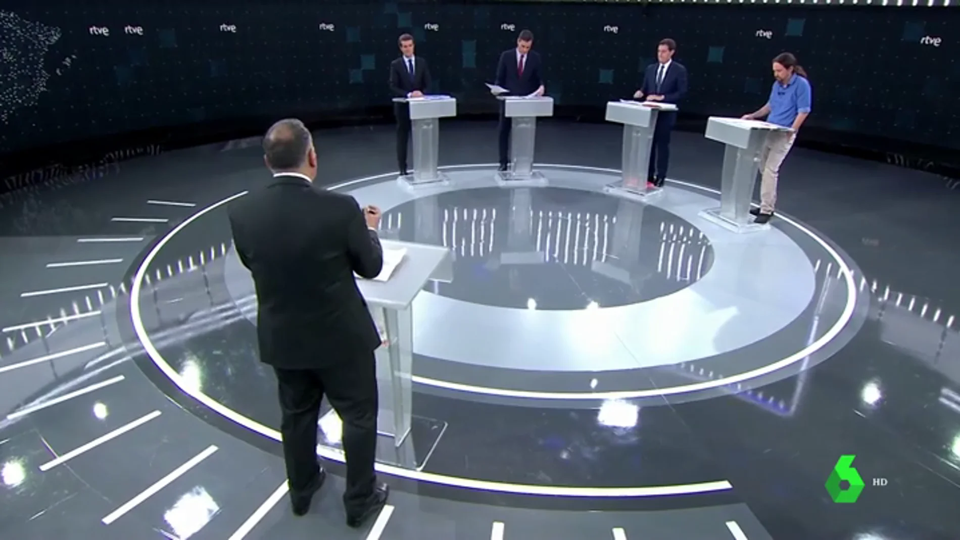 'Fact-check' del debate en TVE: estas son las medias verdades e informaciones incorrectas de los cuatro candidatos