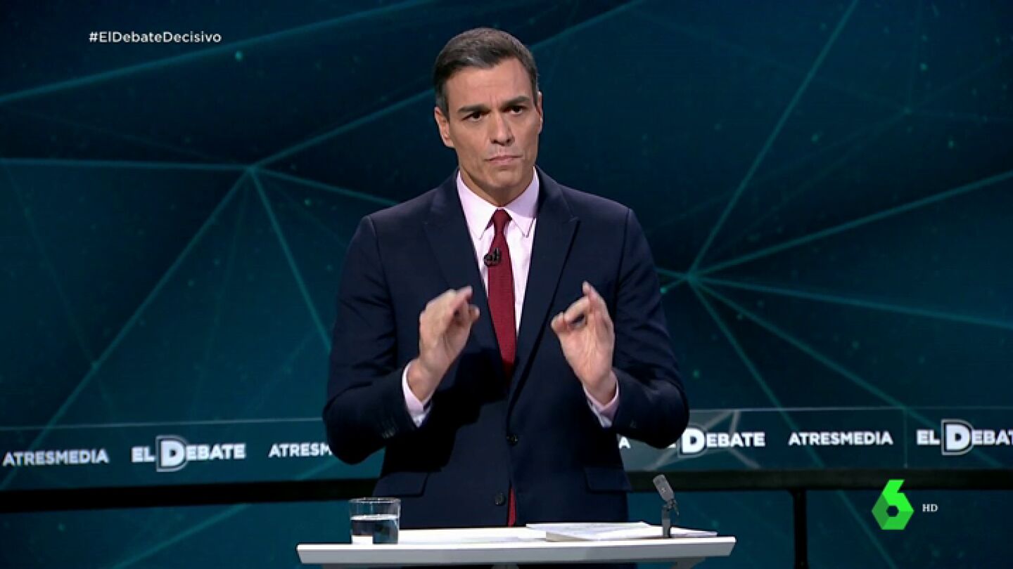 Pedro S&aacute;nchez en el Debate Decisivo