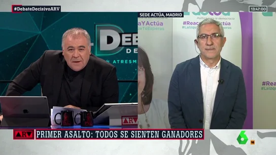 Antonio García Ferreras y Gaspar Llamazares Antonio García Ferreras y Gaspar Llamazares