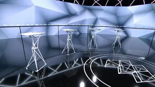 Plató de 'El Debate Decisivo' Plató de 'El Debate Decisivo'