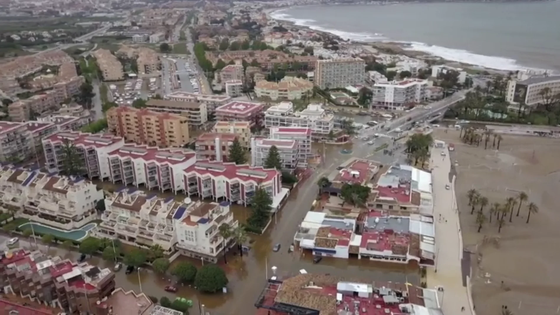 VÍDEO REEMPLAZO | Los terribles efectos del temporal en Xàbia, a vista de dron