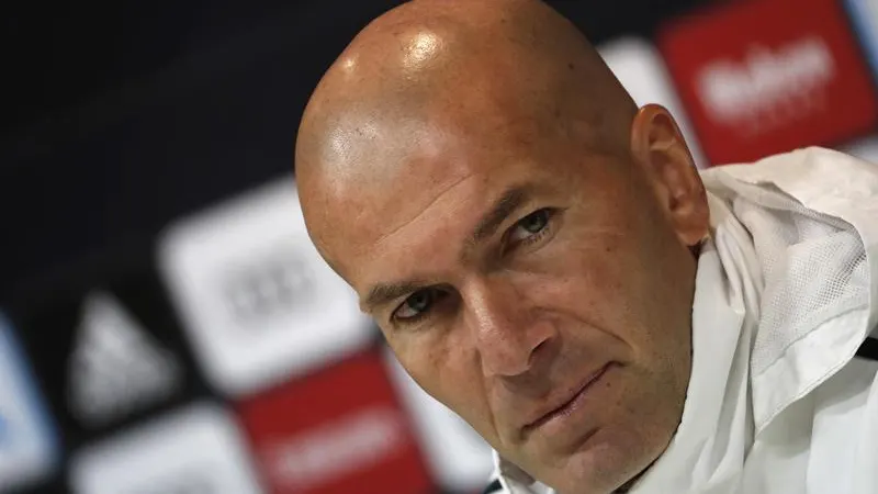 Zidane en rueda de prensa